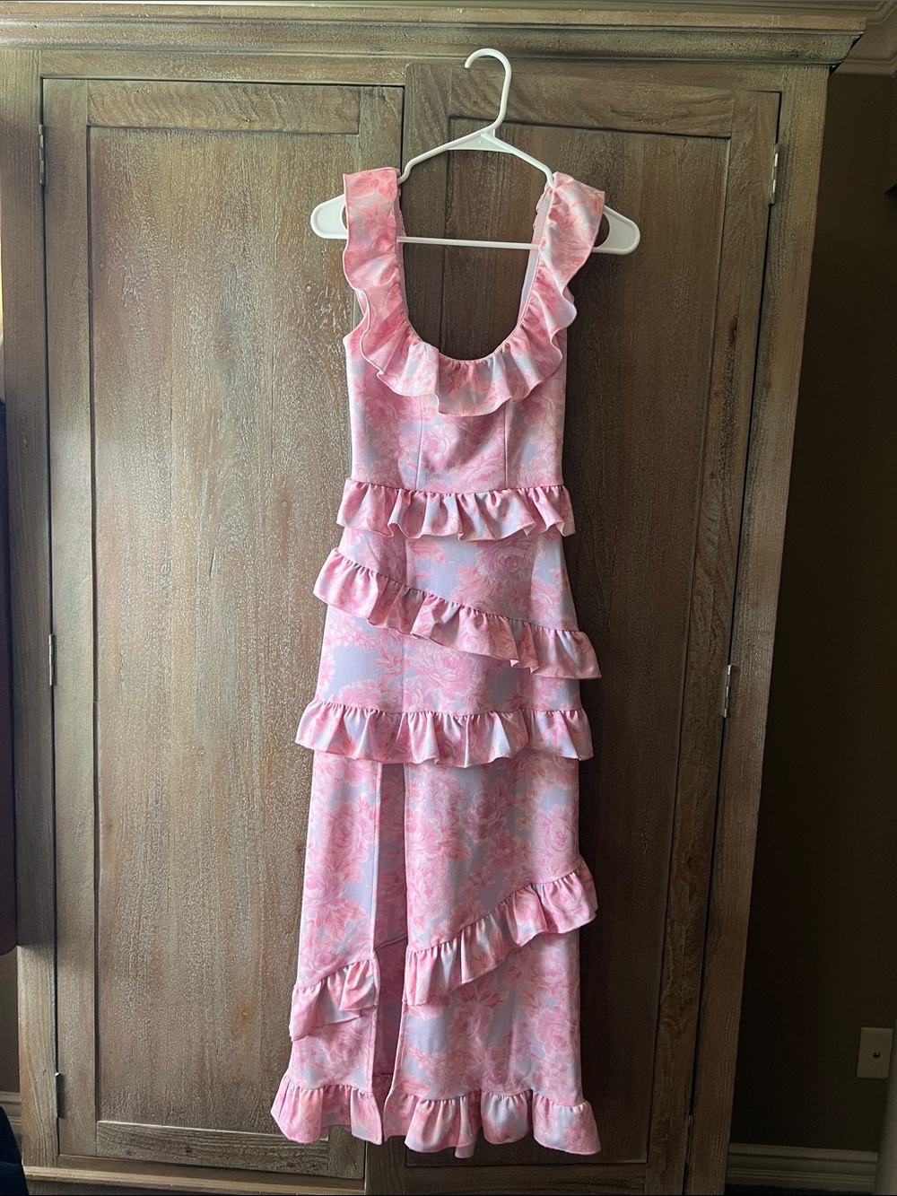 Show Me Your MuMu Greta Dress - Blushing Floral Stretch - Picture 3 of 5
